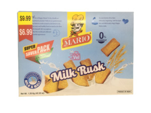 Mario Milk Rusk 1.2Kg