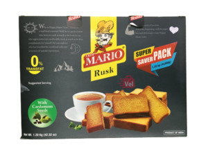 Mario Cardamom(Elaichi)Rusk 1.2Kg