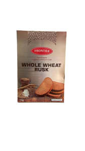 Rusk: Frontier Eggless Whole Wheat Rusk 1Kg