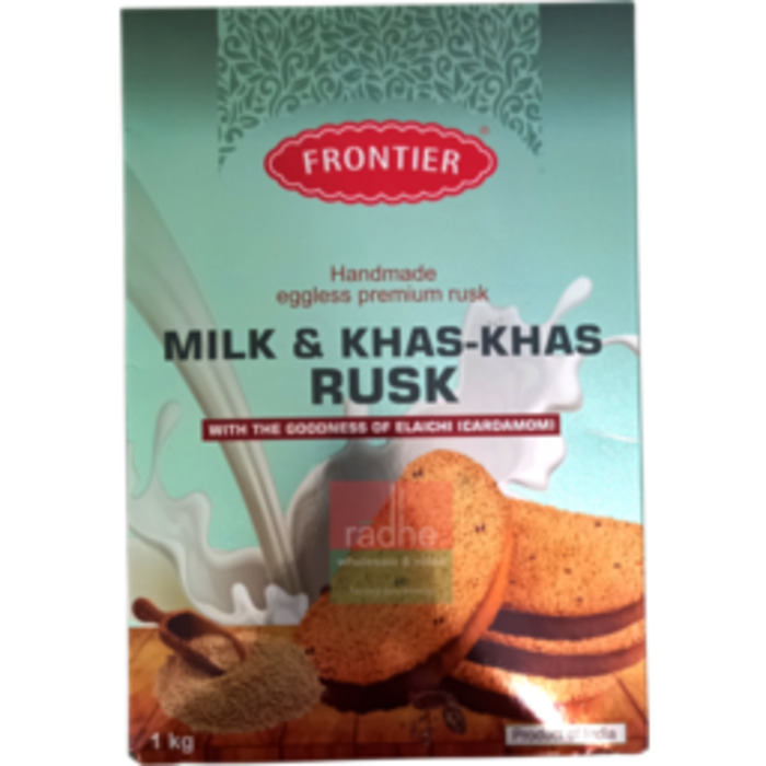 Frontier EgglessMilk & Khas-Khas Rusk1Kg