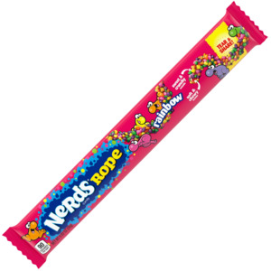 Chocolates Lollypop Candies Bars: NERDS ROPE RAINBOW 26G