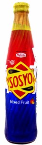 Fizzy Drinks: Sosyo Mixed Fruit Drink BOTTLE 300ML