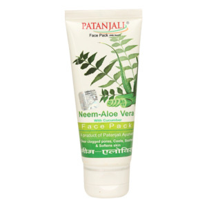 Body Care: Patanjali Neem Aloe Vera Face Pack 60g