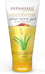 Body Care: Patanjali Aloe Vera Gel Kesar Chan 150m