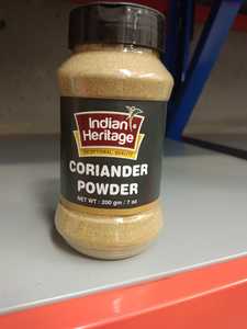 Jar Corrainder Powder 200g (Indian Heritage)