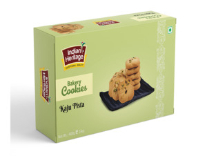 Indian Heritage: Kaju Pista Cookies 350g (Indian Heritage)
