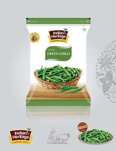 Frozen Green Chilli 312g (Indian Heritage)