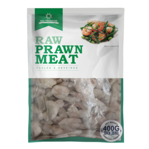 Frozen Prawn Meat Raw Van Bkn 20/60 400g