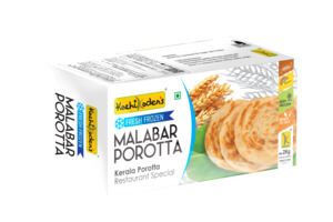 Frozen Roti Paratha Naan: Frozen Malabar Parotta Rest.Spl 2Kg (Kozhikoden’s)