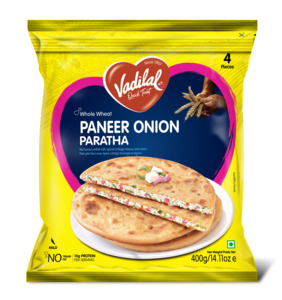 Vadilal Paratha Paneer Onion 400g 4pcs