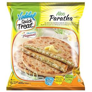 Frozen Roti Paratha Naan: Vadilal Paratha Aloo 400g 4pcs