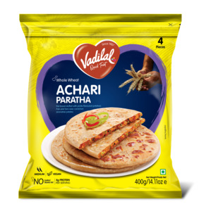 Frozen Roti Paratha Naan: Vadilal Paratha Achari 400g