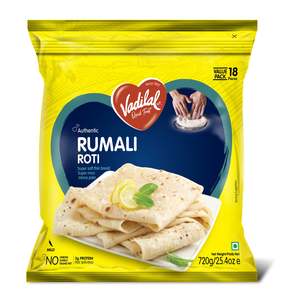 Frozen Roti Paratha Naan: Vadilal Fr Rumali Roti 18pcs 720g