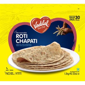 Frozen Roti Paratha Naan: Vadilal Fr Roti Chapati 30Pc 1.2Kg