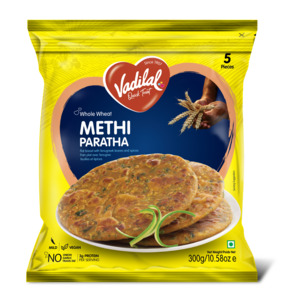 Vadilal Frozen Methi Paratha 5pcs 300g