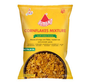 Indian Namkeen Mixtures: Bambino Corn Flakes Mixture 170g