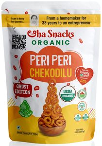 Indian Namkeen Mixtures: Aha Snacks Peri Peri Chekodilu 150g