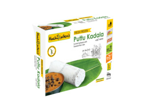 Frozen Veg Snacks: Frozen Puttu With Kadala 400g (Kozhikoden’s)