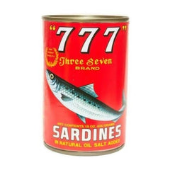 777 Sardines/Natural 425g