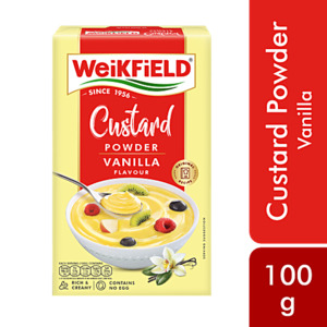 Pudding Dessert Mixes: Weikfield Custard Pdr Vanilla 100g