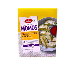Frozen Haldirams Classic Veggie & Paneer Momos 350g