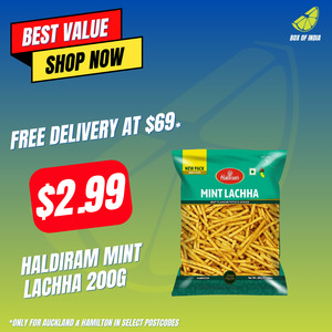 Haldirams Collection: Haldiram Mint Lachha 200g