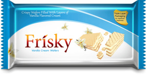 Biscuits Cookies Crackers 1: Innovative Frisky Wafers- Vanilla