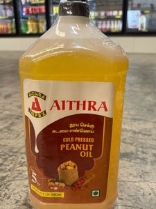 Salad Cooking Oil 1: Aithra Cold Pressed Peanut Oil 5L