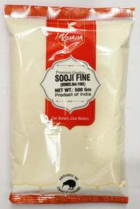 Sooji Besan Other Flours 1: Suji Fine 500g (Semolina) (Kashish)