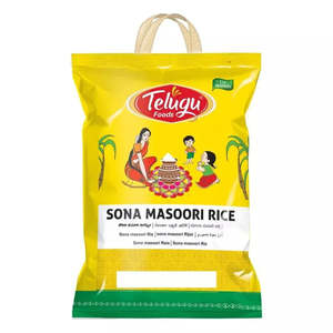 Rice: Sona Masoori Rice 5Kg (Telugu Foods)