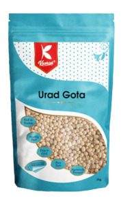 Urad Gota 1kg (Whole Matpe Beans) (Kashish)