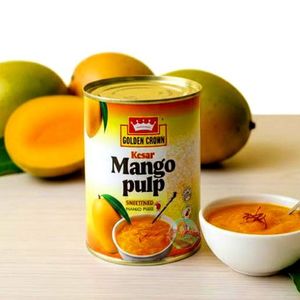 Pastes Sauces: Golden Crown Kesar Mango Pulp 850g