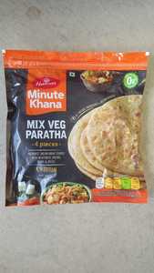 Frozen Roti Paratha Naan: Frozen Mix Veg Paratha 400g (Haldirams)