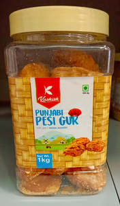 Sugar Jaggery: Pesi Gur 1kg (Kashish)