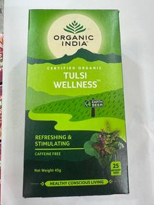 Organic India TULSI WELLNESS 25 Tea Bags