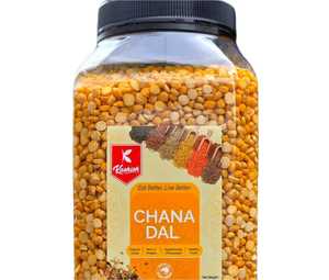 Daal Mein Kuch Kaala Hai Lentils: Chana Dal 1.7kg Jar (Split Chickpea Lentils) (Kashish)
