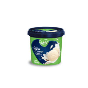 Frozen Indian Sweets: Vadilal Tender Coconut Ice Cream 100ml Tub