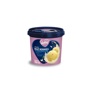 Frozen Indian Sweets: Vadilal Fruit Bonanza Ice Cream 100ml Tub