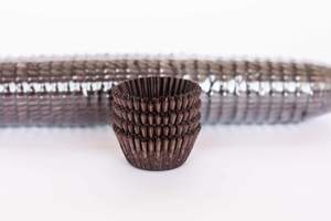 #390 (Mini Cupcake) 1000 Qty, Brown Paper Patty Pans - Baking Cups