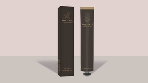 3 x 3 x 8cm Custom Branded Skincare Cosmetic Box