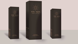 5 x 5 x 10cm Extra Small Custom Branded Skincare Cosmetic Box