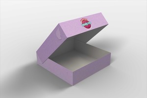 31 x 21 x 8.5cm Custom Branded 6 Donut Box
