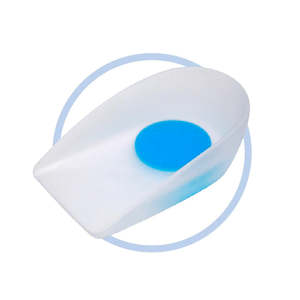 Toe: Walker's Gel Heel Cups Blue Dot