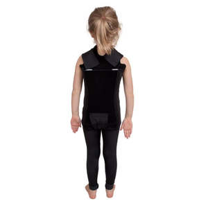 Spio: TLSO Vest with X Panel - Black