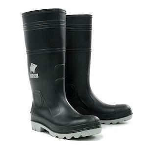Inca Pvc-Nitrile Safety Gumboot BlackGrey - INCAGS