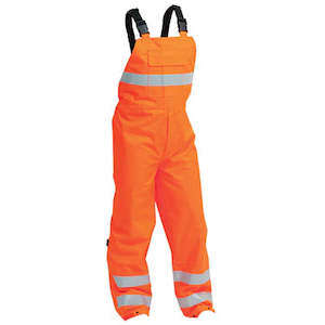 Groundfix: Bison Rigour Orange FR Antistatic Bib Overtrousers - 120150T