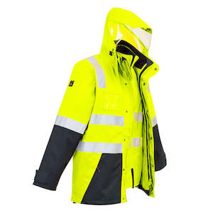 Syzmik Hi Vis 4-in-1 Vest-Jacket Combo - ZJ532