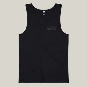 Oogah Rodders Black Singlet - Black print