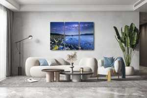 3 Panel Tekapo Framed Canvas Art InkPost NZ