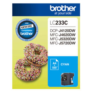 Brother LC233 Cyan Ink Cartridge InkPost NZ